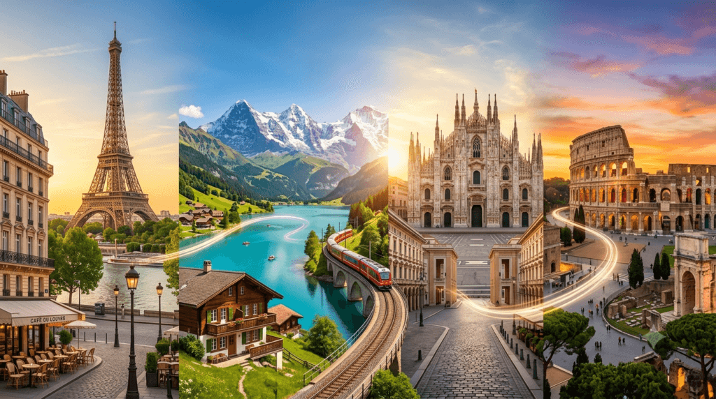 France – Switzerland – Italy
